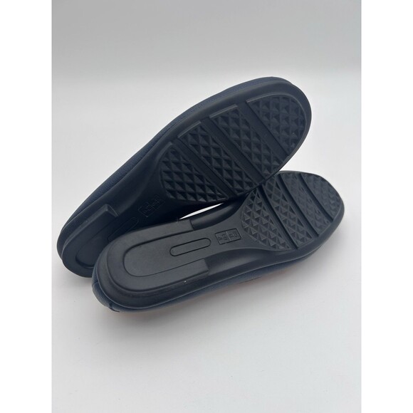 Aerosoles Manuscript Womens 6 Blue Tan Loafers Buckle Comfort Shoes - Picture 8 of 8